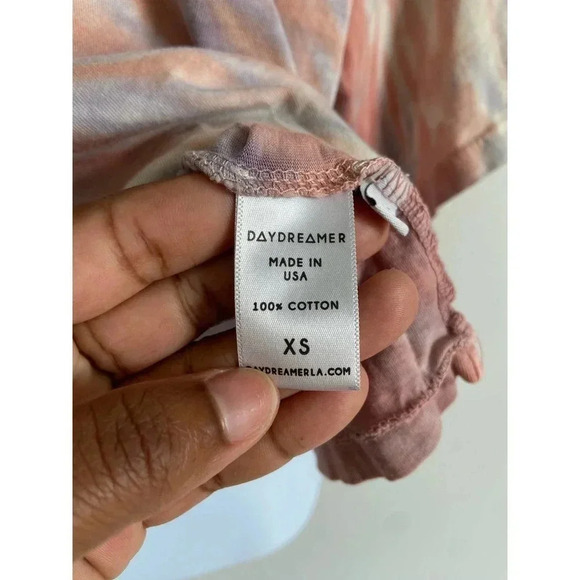 Daydreamer tie died crop top Tee SIZE XS - Picture 6 of 6